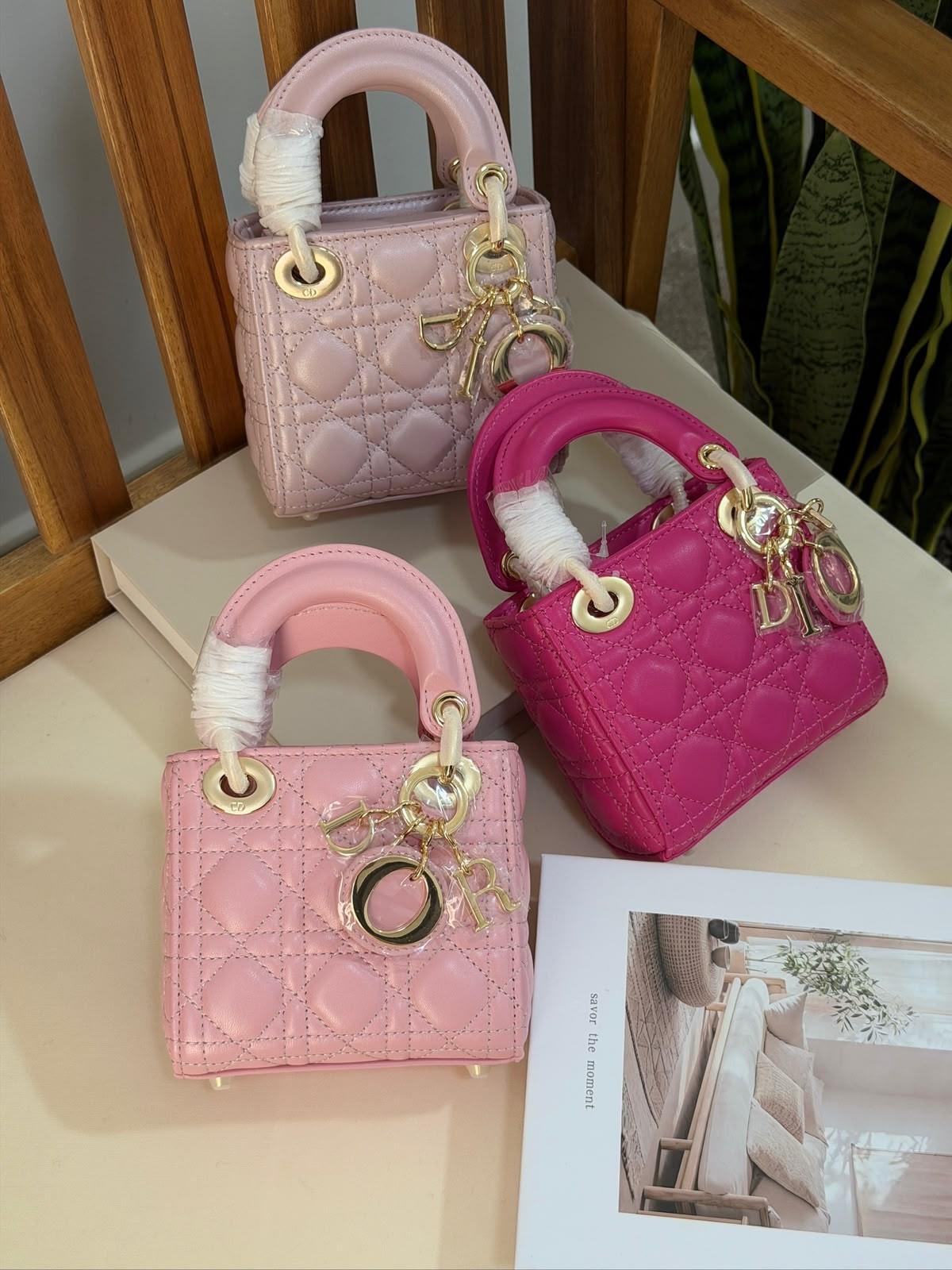 Dior Lady Dior Micro bag in cannage lambskin · 3