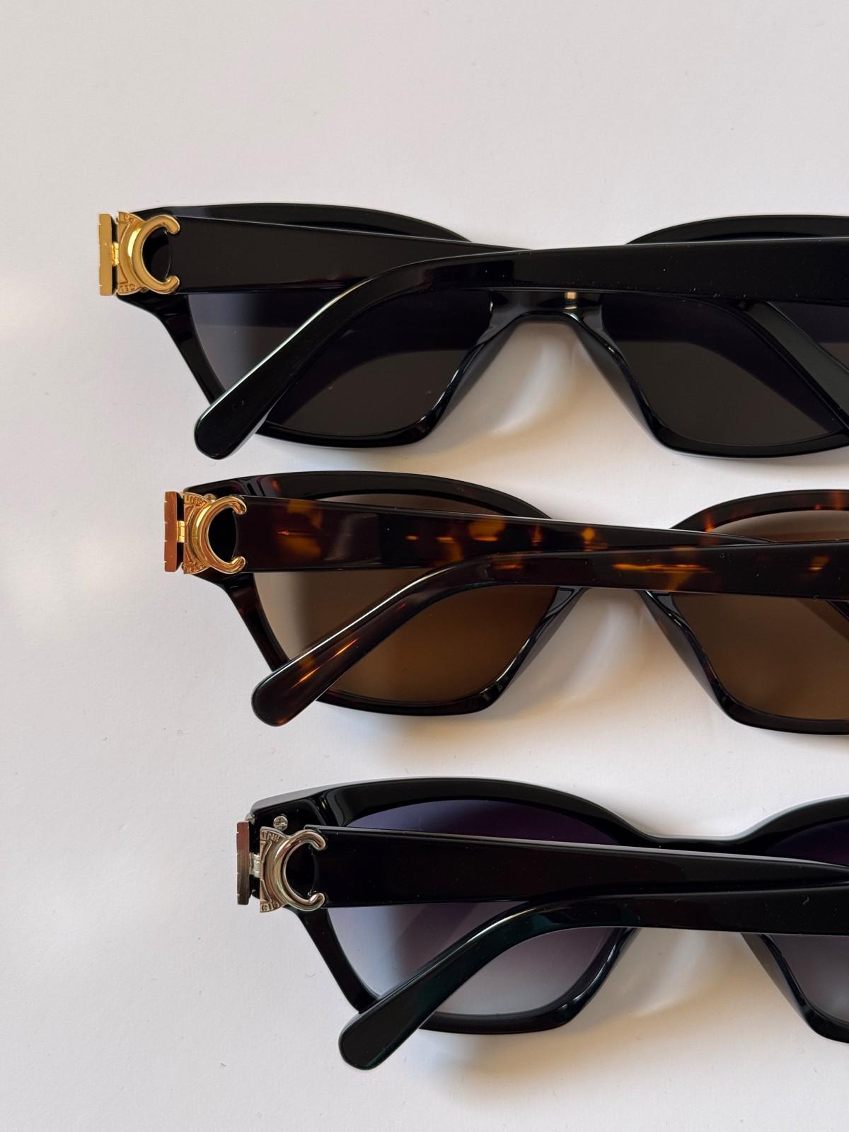 Celine Triomphe cat-eye acetate sunglasses · 2