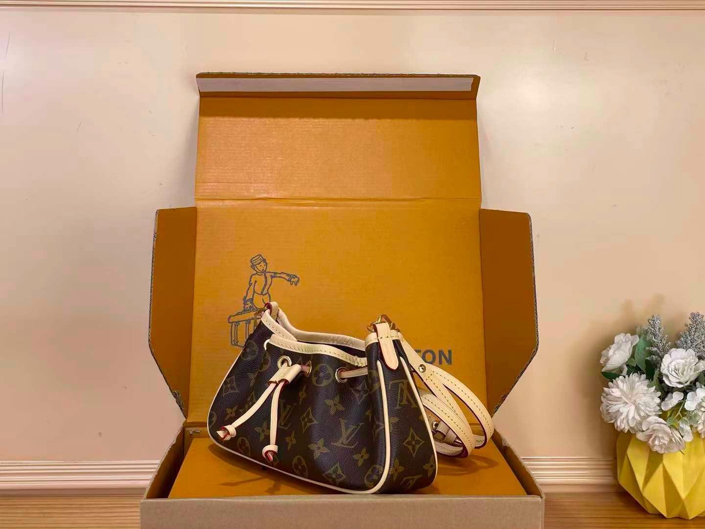 Louis Vuitton Nano Noé Bucket Bag in Monogram Canvas · 3