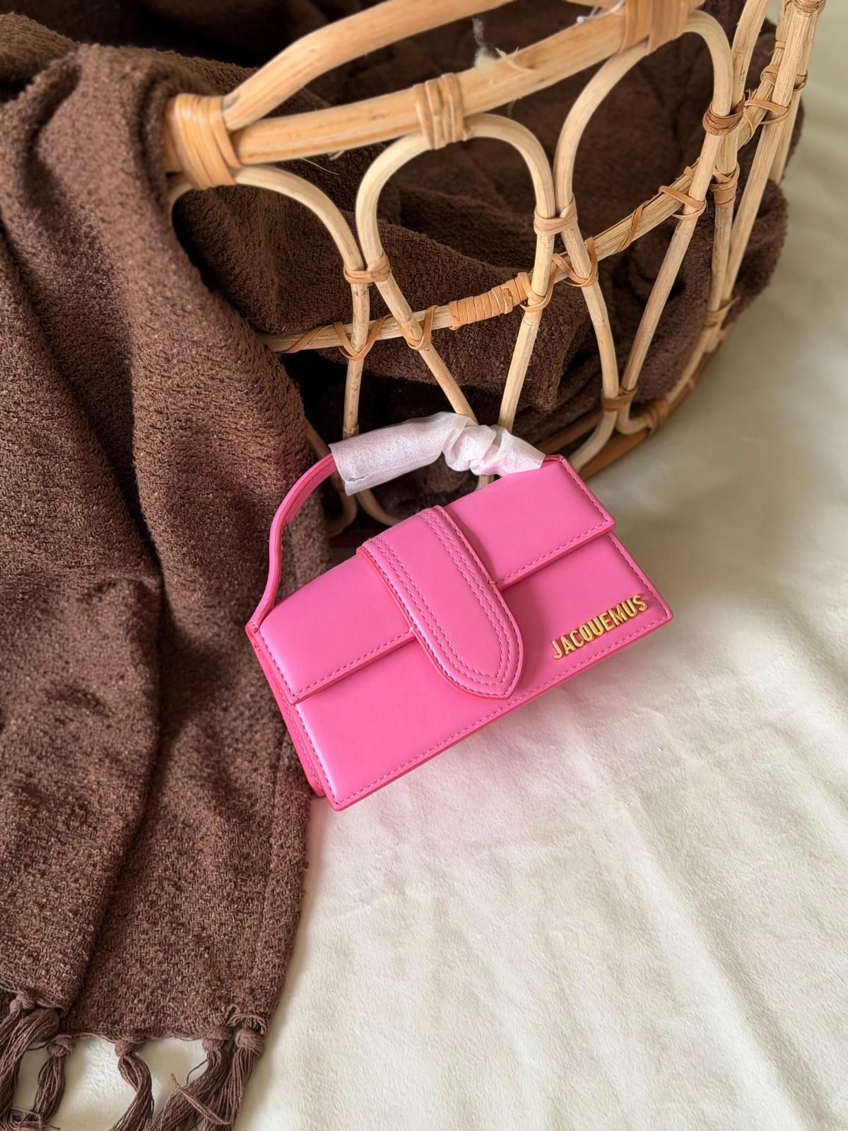 Jacquemus The Bambino flap bag with padded top handle · 2
