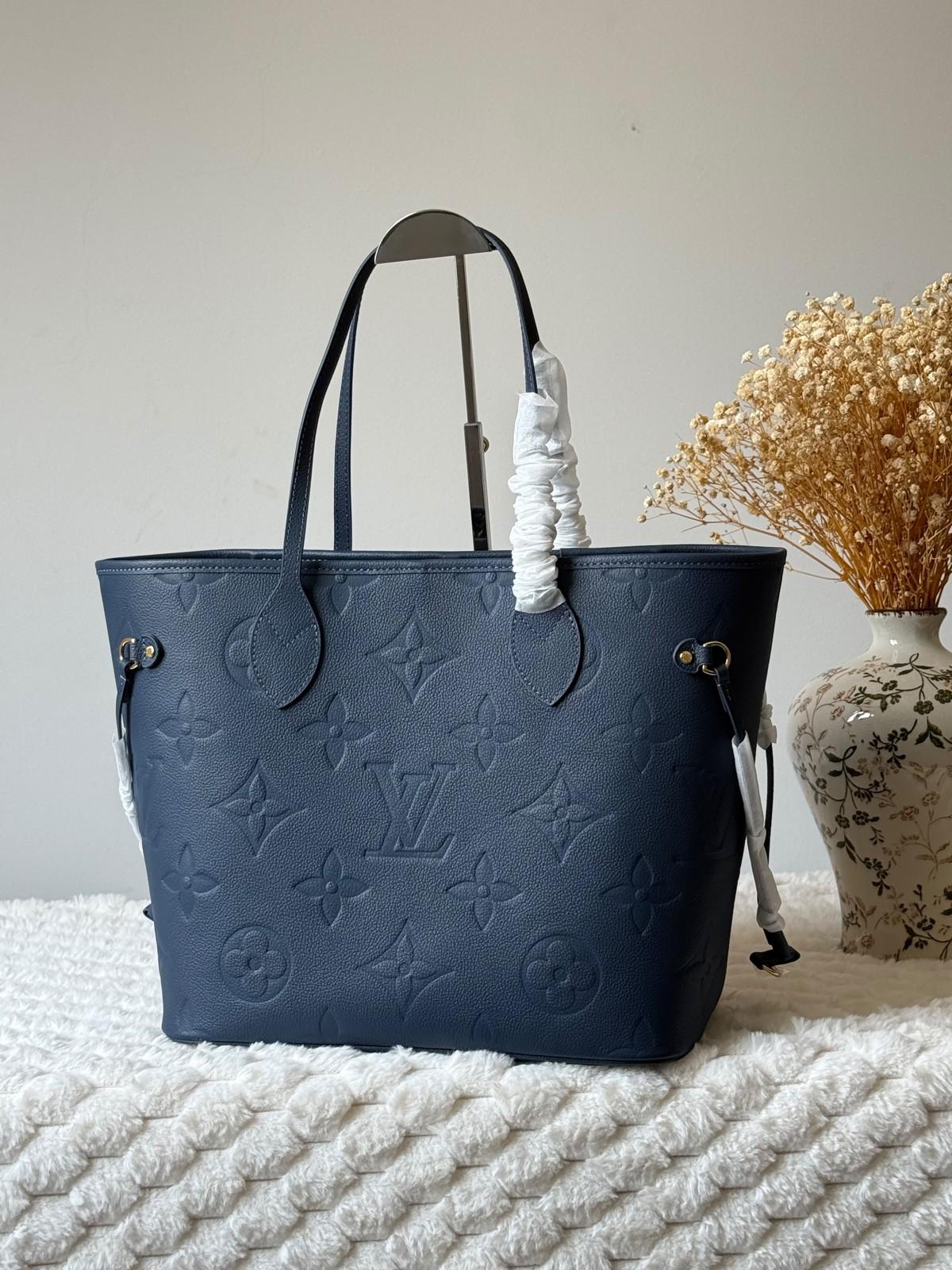 Louis Vuitton Neverfull MM Tote in Monogram Empreinte Leather