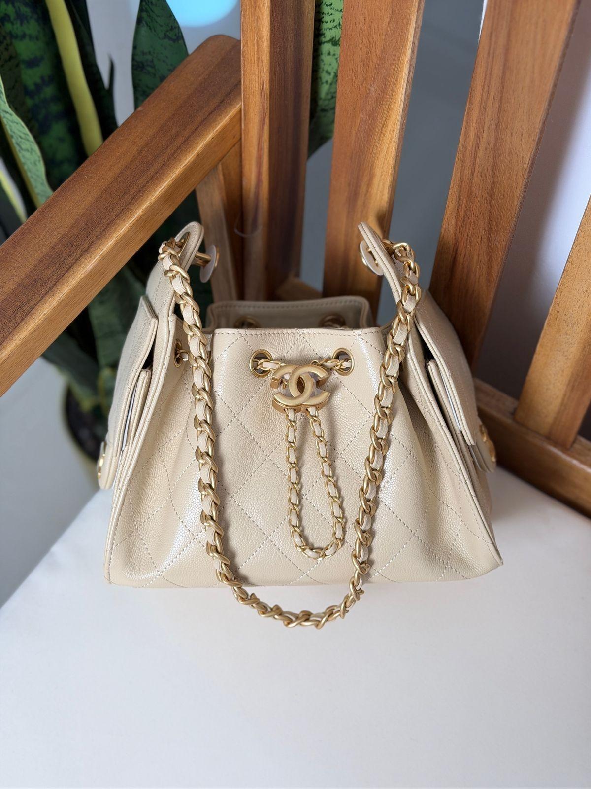 Chanel 25 Mini Handbag - Quilted Leather Hobo with Side Pockets · 2