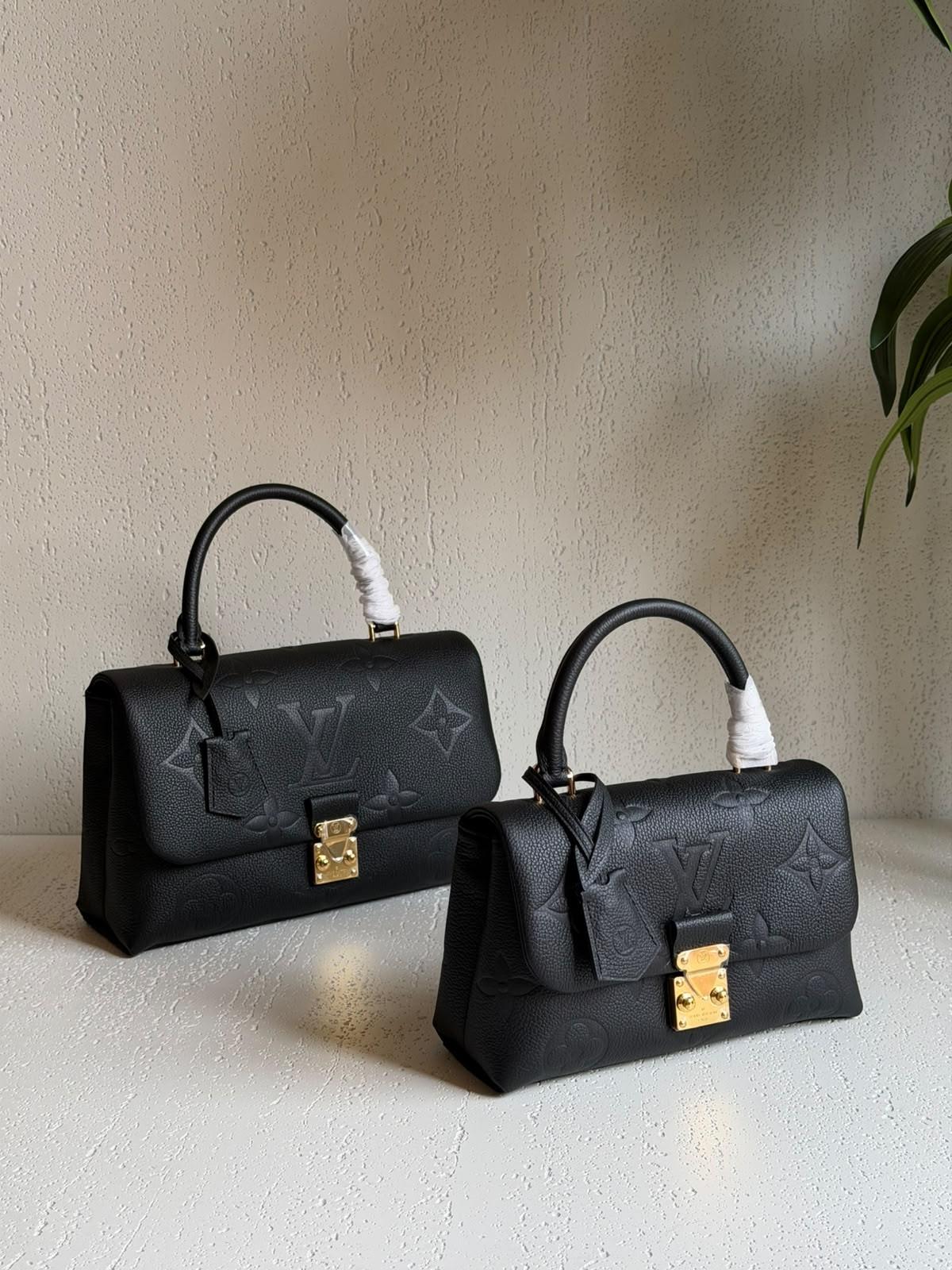 Louis Vuitton Madeleine MM Handbag in Black Monogram Empreinte Leather · 3