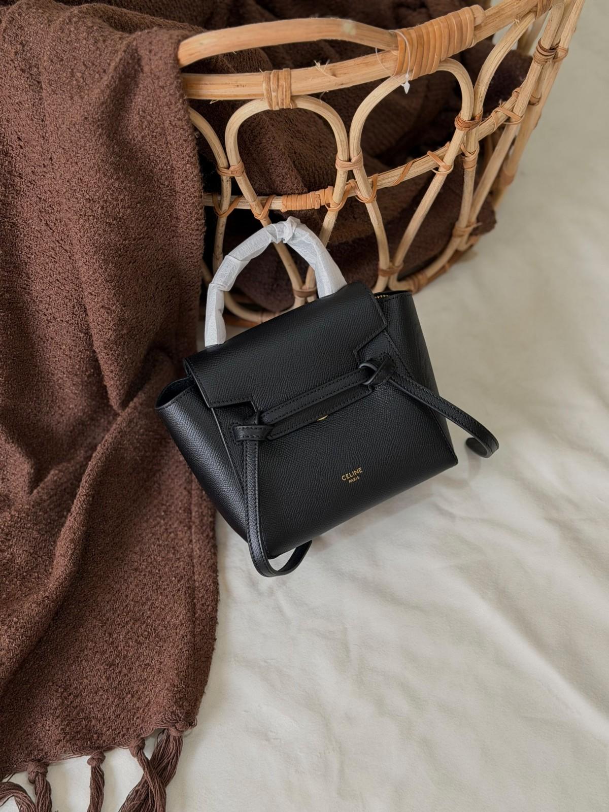 Celine Pico Belt Bag in grained calfskin, 15 cm · 2