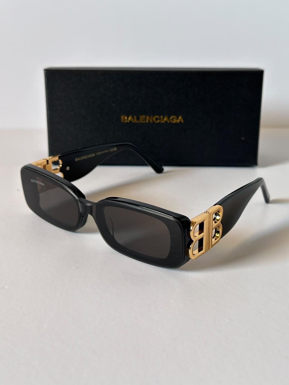 Balenciaga Dynasty rectangle sunglasses BB0096S · 3