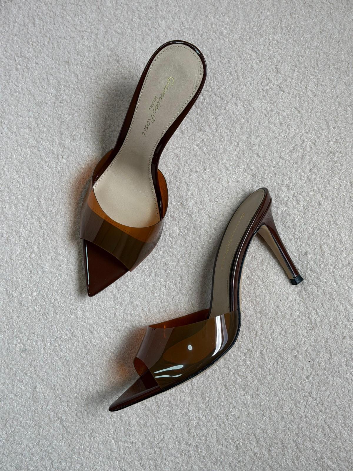 Gianvito Rossi Patent Leather Pointed Mules · 3
