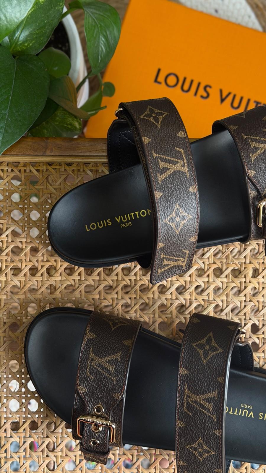 Louis Vuitton Monogram Canvas Bom Dia Flat Comfort Mule Sandal · 3