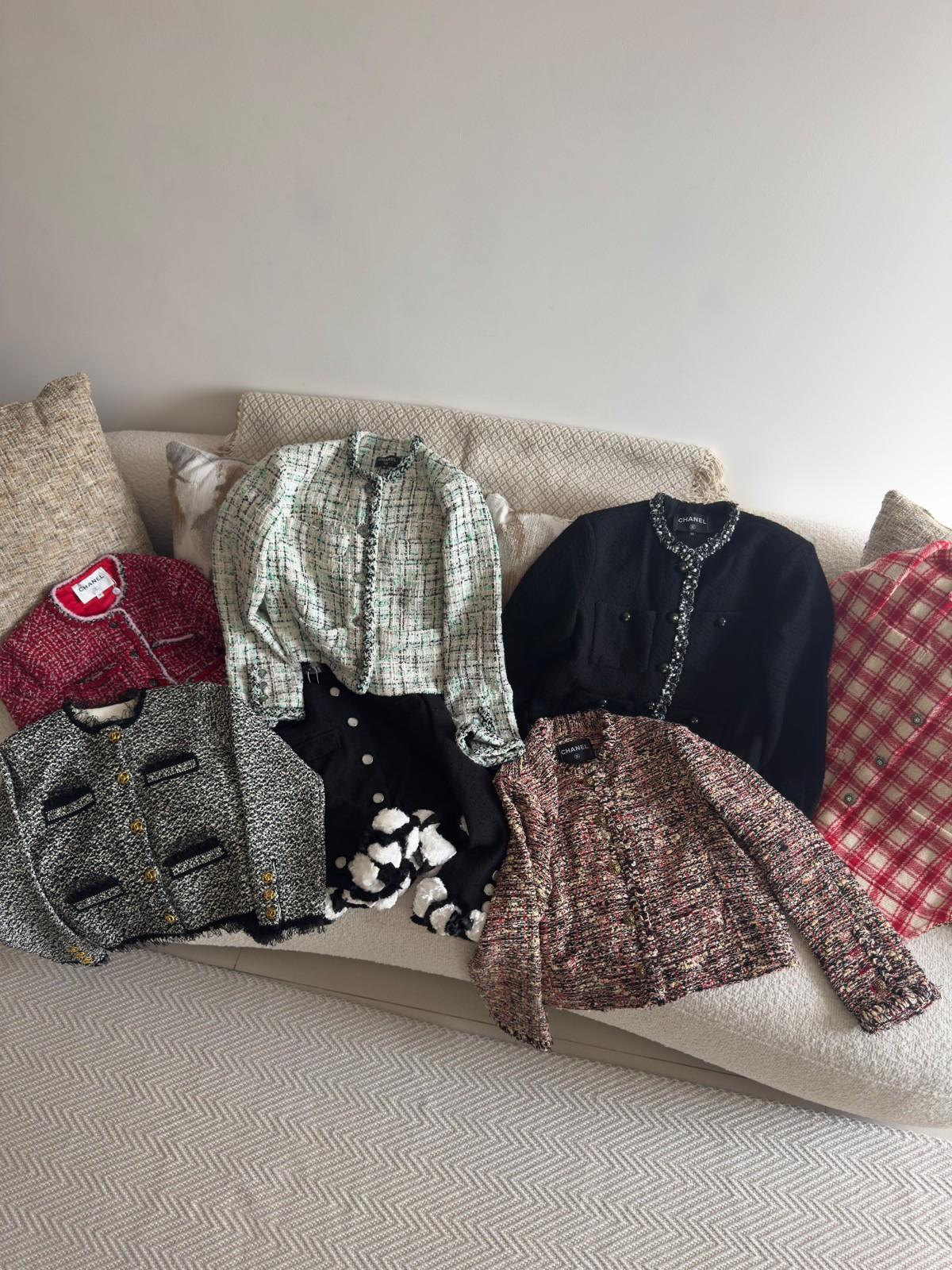 Chanel Red & Cream Plaid Cotton Flannel Shirt · 2
