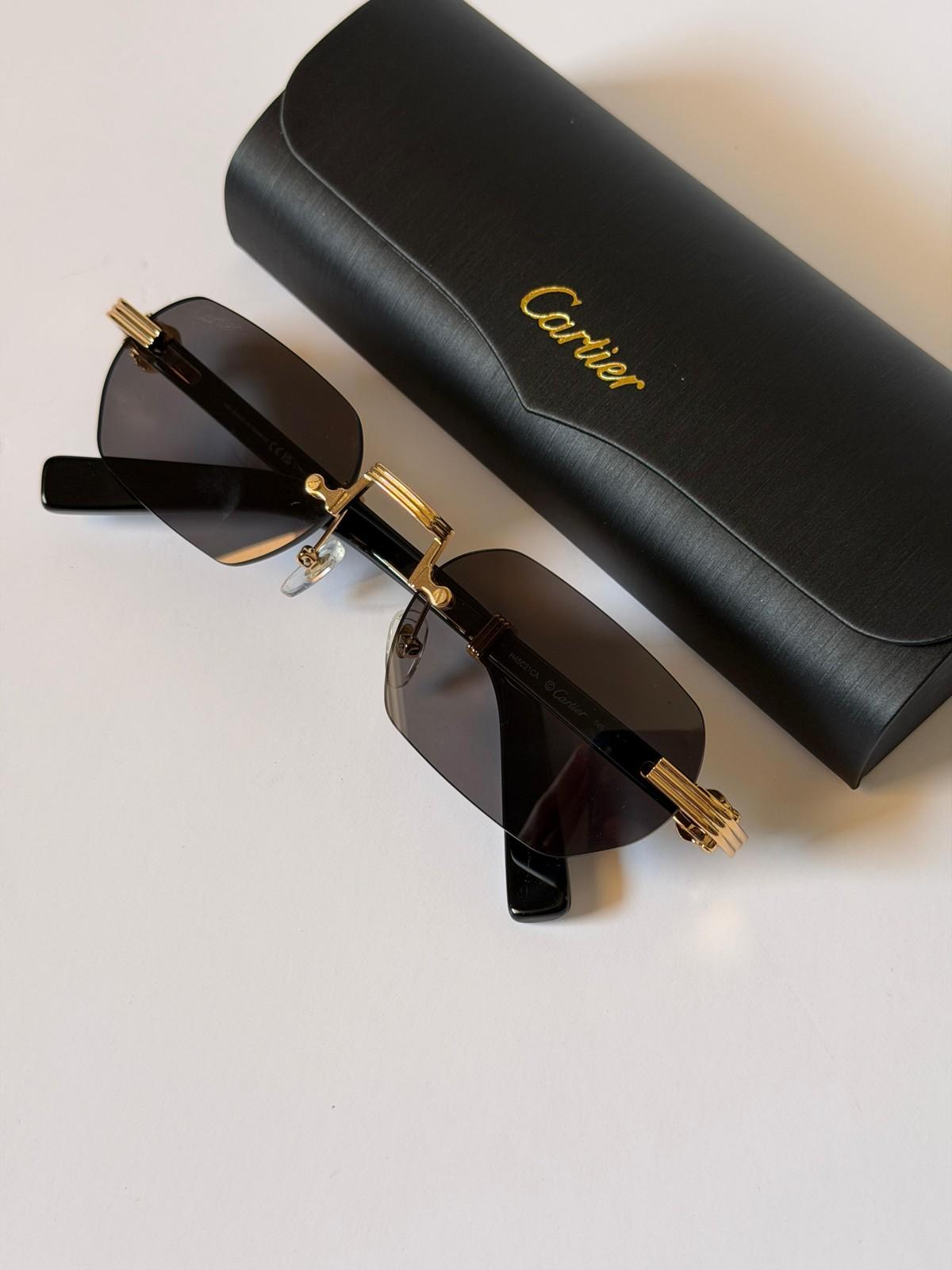 Cartier Décor C de Cartier rimless sunglasses · 2