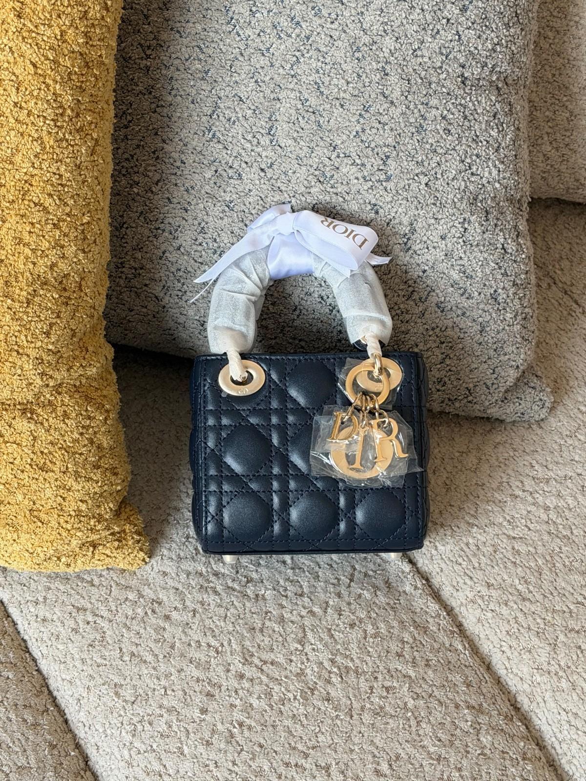 Dior Lady Dior mini cannage quilted bag · 2