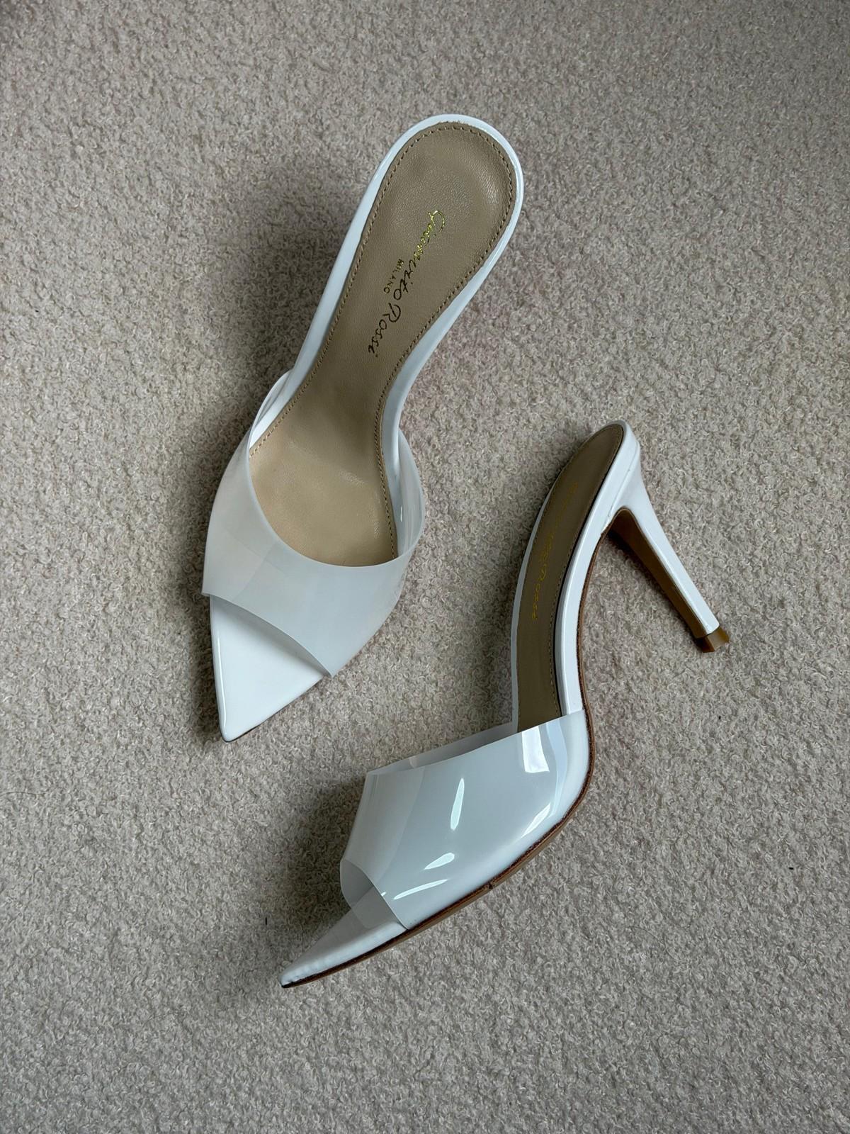 Gianvito Rossi Patent Leather Pointed Mules · 2