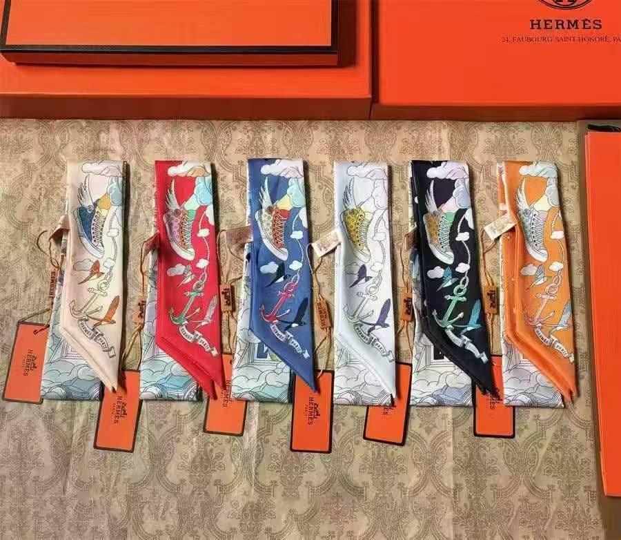 Hermès Twilly Silk Scarf Set (Multiple Prints & Colourways) · 2